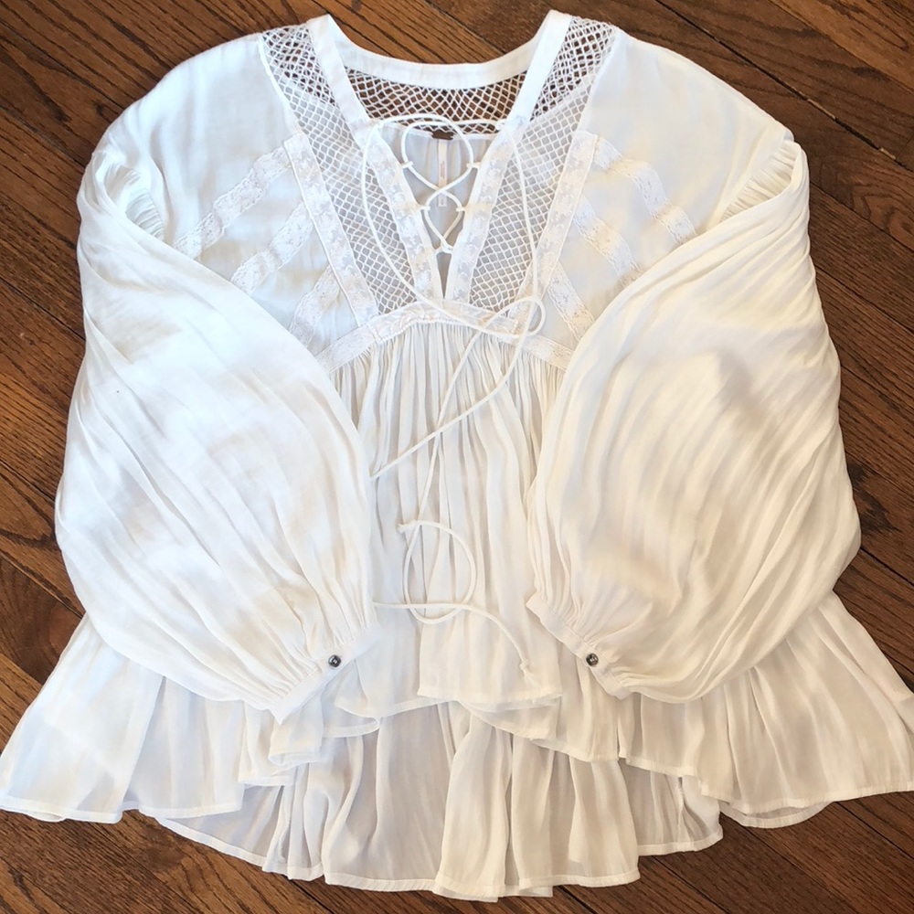 Float White Lace Top